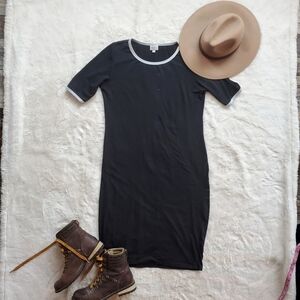 LuLaRoe Black Short Sleeve Dress